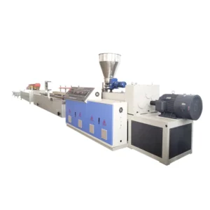 WPC Profile Extrusion Production Line Extrusion Speed 1-3m/min Applicable Material PE PP PVC Wood Flour