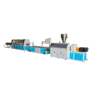 WPC Wall Panel Profile Wood Plastic Extruders Machine PVC Folding Door Extrusion Production Line