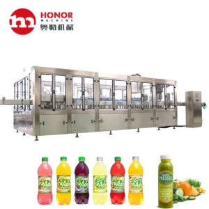 Washing Filling Capping 3-in-1 Fruit Juice Beverage Mineral Water Production Line