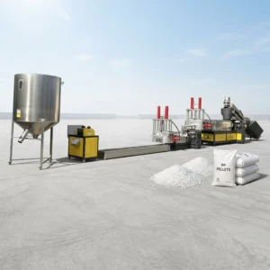 Waste Film Plastic Recycling Granulator Compactor Plastic Granulator Machine/Film Woven Bag Granules Pelletizing Line