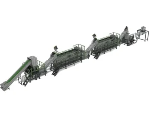 Waste Film Plastic Recycling Machinery HDPE LDPE Plastic Recycle Washing Line