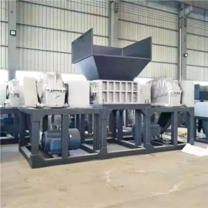 Waste Foam Polyurethane Shredder Double Shaft Sponge Foam Plastic Lump Recycling Crushing Machine