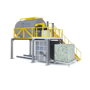 Waste Foam Scraps Recycling Mattress Rebonding Foam Machine High-Efficiency Plastic Recycling Equipment