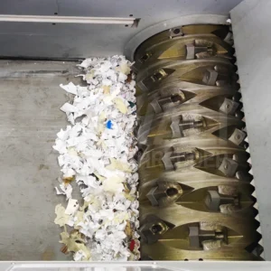 Waste Hard Plastic Lump Agriculture Film PP Woven Bag Single Shaft Shredder