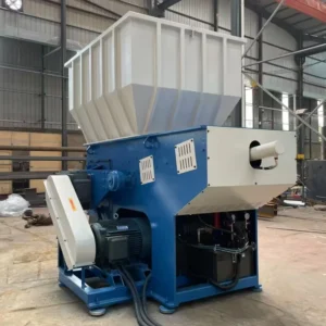 Waste Hard Plastic Lump Carton Agriculture Film PP Woven Bag Jumbo Bag Shredder LDPE PE PVC ABS HDPE Pipe Single Shaft Shredder