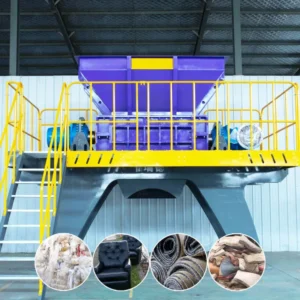 Waste Hdpe Pipe Lump Sofa Textile Cloth Plastic Film Shredder Machine