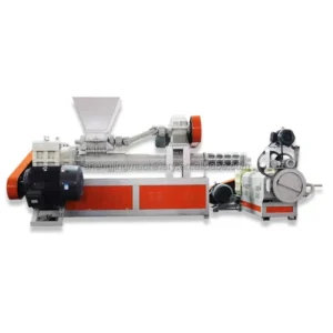 Waste PP PE Film Woven Bags Plastic Double Stage Water Ring Pelletizing Line Granulating Machine Plastic Granulators