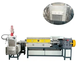 Waste PP PE HDPE LDPE LLDPE Plastic Film Woven Bag Plastic Granulator Pelletizing Granulating Recycling Machine
