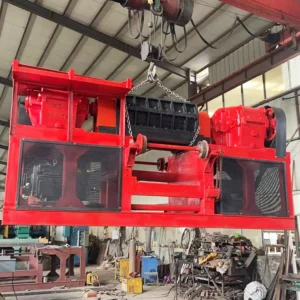 Waste Paint Bucket Plastic Barrel Double Shaft Shredder Metal Plastic Mixed Waste Crusher