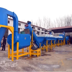 Waste Plastic Bottle Flakes Washing Machine Waste PET Bottle Recycle Line