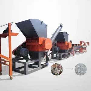 Waste Plastic Crushing Drying Separating Recycling Line PET Bottle Flakes Washing Cleaning Plastic Recycling Line