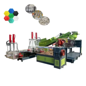 Waste Plastic PE PP Film Woven Bag Recycling Pelletizing Machine