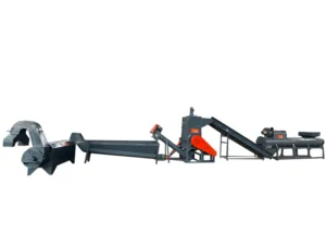 Waste Plastic PET Bottle Recycling Machine Recycled PET Flakes Hot Washing Line