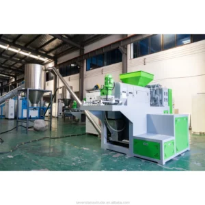 Waste Plastic PP PE LDPE Film Squeezing Pelletizer PP Woven Bag Squeezer Plastic Waste Film Recycling Machine