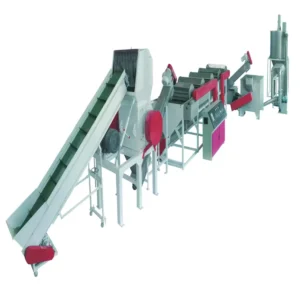 Waste Plastic Pe pp Film Washing Recycling Line Hdpe Ldpe Bottle Washing Plant pp Woven Bags Recycling Machine