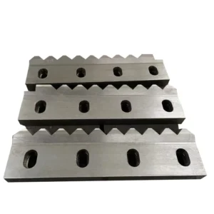 Waste Plastic Recycling Bottle Frame Pipe Bag Crusher Miller Grinder Knife Blades