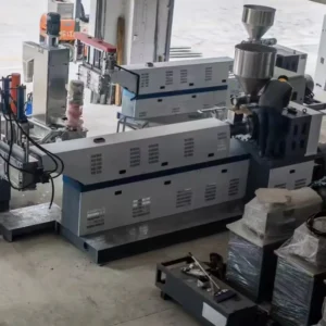 Waste Recycling Pelletizer Plastic Granule Production Line for PC LDPE EPS PA with Motor