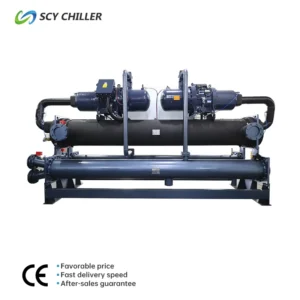 Water Chiller System Industrial 480HP Water Cooled Screw Chiller Industrial Water Cooling Chiller