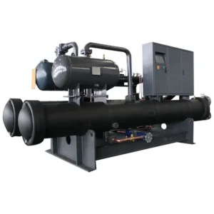 Water Cooled Screw Type Chiller for Cooling Plastic Injection Machine or Blower Machine and PE or PVC HDPE Pipe Extruder Line