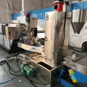 Water Ring Cutting Recycling Plastic Solid PP PE Pelletizing Machine