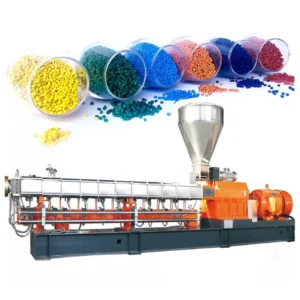 Watercooling Strand Pelletizing Twin Screw Extruder Plastic Filler Masterbatch Making Machine