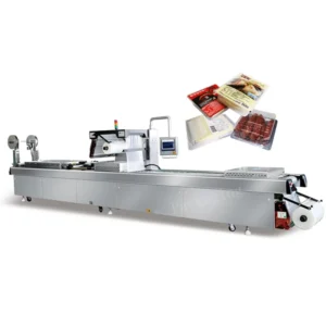 Waterproof Dustproof Multifunctional Thermoforming Stretch Film Sealing Machine For Preserved Fruits Dried Fruits Snacks
