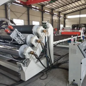 Waterproof PET Vacuum Forming Sheet Extruder Press Machine Long Lasting Plastic Construction Processes PP and PE