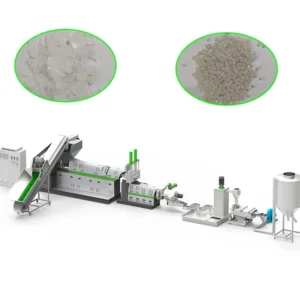 Wet PP PE Film Woven Bags Pelletizing Machines Plastic Recycling Machine Pelletizing Granulating Machine