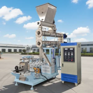 Wet Single Screw Fish & Animal Feed Pellet Extruder Machine for Pet Dog & Cat Food Processing