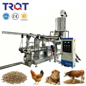 Wet Twin Screw Extruding Device With Standard Configuration Feed Extruder
