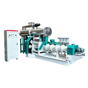 Wet Type Single Screw Fish & Shrimp Feed Pellet Extruder 3-4kg/h Capacity Iron Electric Engine Easy to Operate