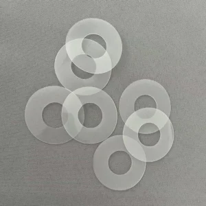 White Insulation Plastic Flat Pad Gasket Washer Plastic Nylon Flat Washer