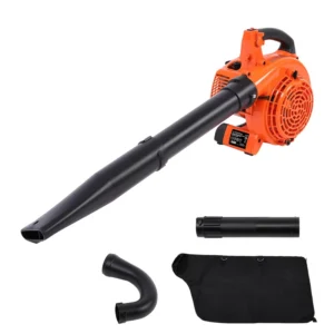 Yard Force 26cc Petrol Blower Vacuum 216km/h High Speed 10:1 Mulching 45L Bag GB A18