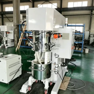 YuShun Custom dental materials 20L double planetary mixer with white zirconia coating