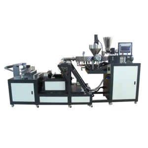 ZS 432 25 Single Layer Co Extrusion Three Roll Calender Cast Film Machine PLC Controlled High Power Engine PE PP PVC Machinery