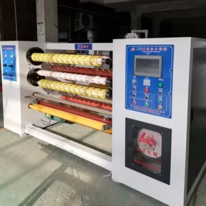 bopp slitting rewinder equipment for adhesive tape slitting automatic energy saving plastic film roll slitting machine